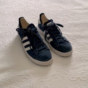 Adidas Campus shoes blue and white